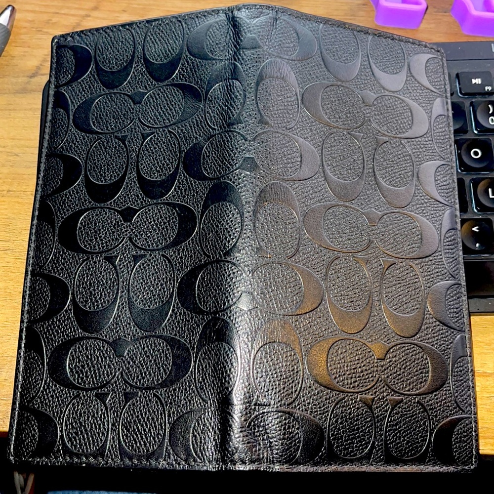 Mens Coach Long Wallet